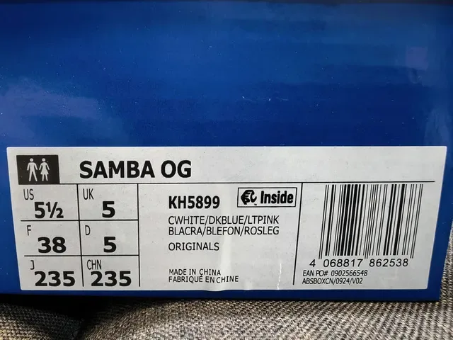 Adidas Samba Classic White Navy Pink Lifestyle Sneakers 2