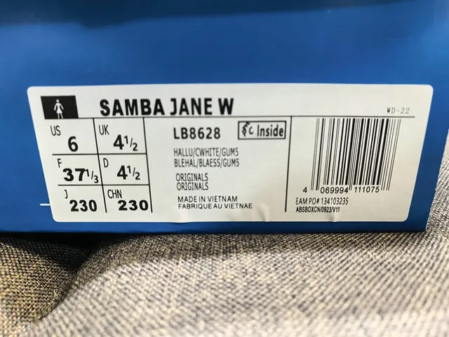 Adidas Samba Light Gray Lifestyle Sneakers 2