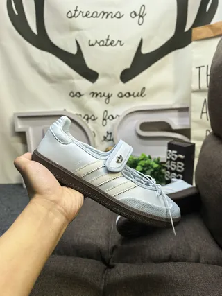 Adidas Samba Light Gray Lifestyle Sneakers 5