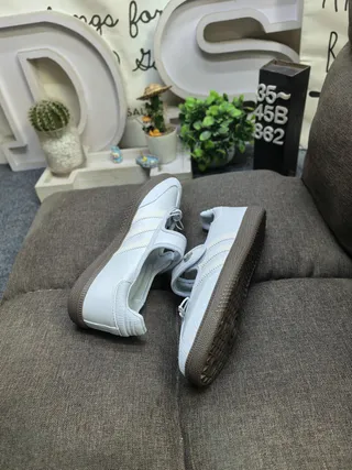 Adidas Samba Light Gray Lifestyle Sneakers 6