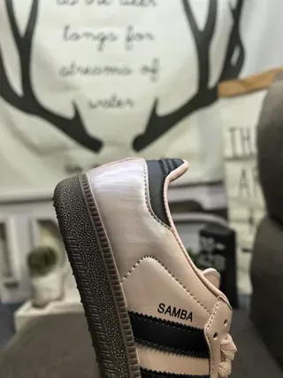 Adidas Samba Light Pink and Black Lifestyle Sneakers 3