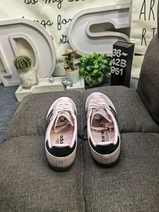 Adidas Samba Light Pink and Black Lifestyle Sneakers 8