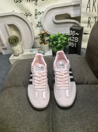 Adidas Samba Light Pink and Black Lifestyle Sneakers 10