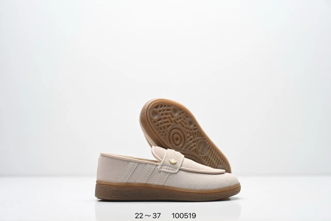 Adidas Samba Loafer Beige Brown Slip-On Padded Strap Loafer 3