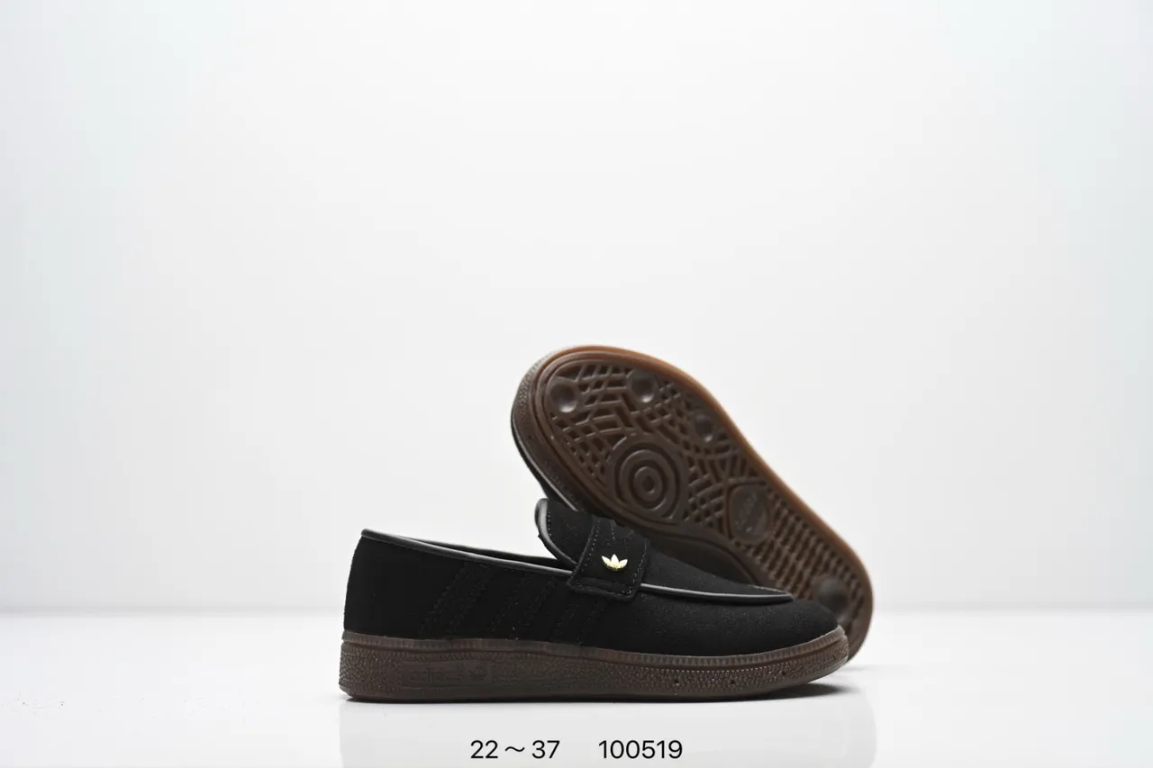 Adidas Samba Loafer Beige Brown Slip-On Padded Strap Loafer 4