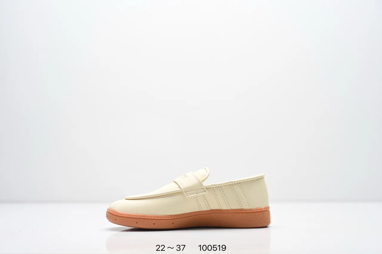 Adidas Samba Loafer Beige Brown Slip-On Padded Strap Loafer 15