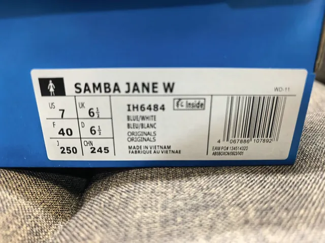 Adidas Samba Navy and White Lifestyle Sneakers 2