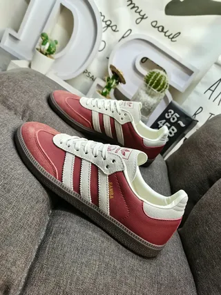 Adidas Samba Off-White Black Gray Gum Lifestyle Sneakers 7