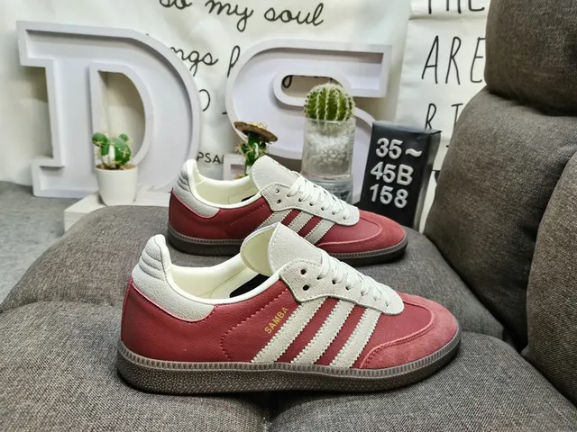 Adidas Samba Off-White Black Gray Gum Lifestyle Sneakers 11