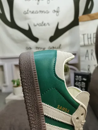 Adidas Samba Off-White Black Gray Gum Lifestyle Sneakers 13