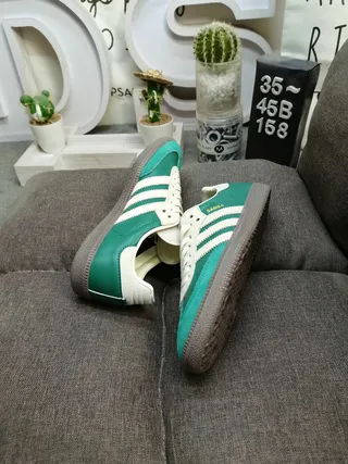 Adidas Samba Off-White Black Gray Gum Lifestyle Sneakers 16