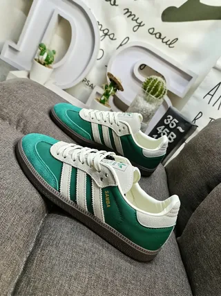 Adidas Samba Off-White Black Gray Gum Lifestyle Sneakers 17