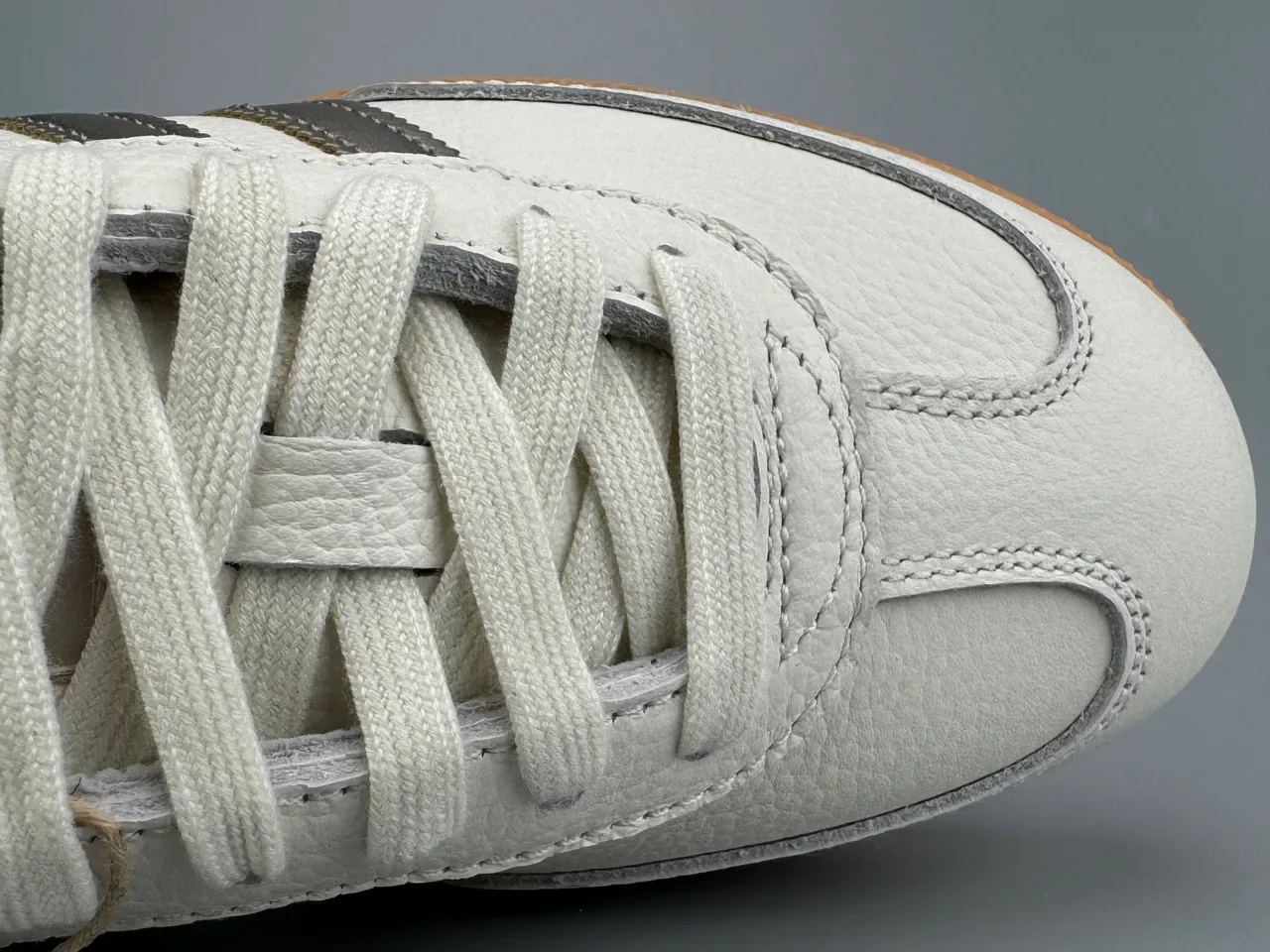 Adidas Samba Off-White Metallic Silver Lifestyle Sneakers 10