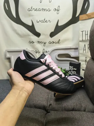 Adidas Samba OG Black and Pink Lifestyle Sneakers 5