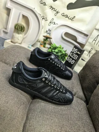 Adidas Samba OG Black Embroidered Bow Lifestyle Sneakers 9