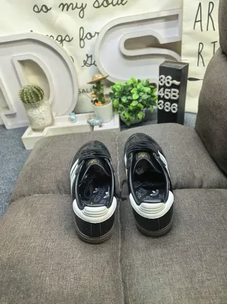 Adidas Samba OG Black Off-White Gum Lifestyle Sneakers 4