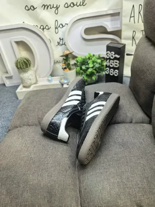 Adidas Samba OG Black Off-White Gum Lifestyle Sneakers 6