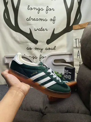 Adidas Samba OG Forest Green White Gum Lifestyle Sneakers 5
