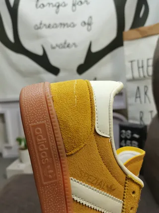 Adidas Samba OG Mustard Yellow White Lifestyle Sneakers 3