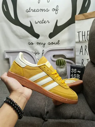 Adidas Samba OG Mustard Yellow White Lifestyle Sneakers 5