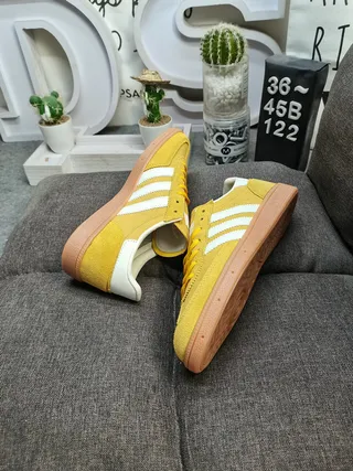 Adidas Samba OG Mustard Yellow White Lifestyle Sneakers 6