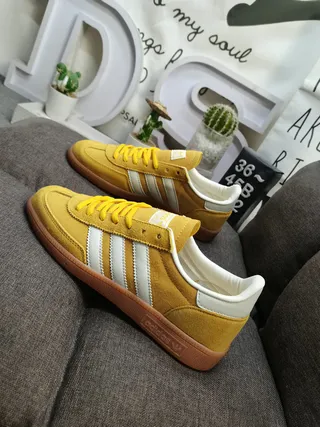 Adidas Samba OG Mustard Yellow White Lifestyle Sneakers 7