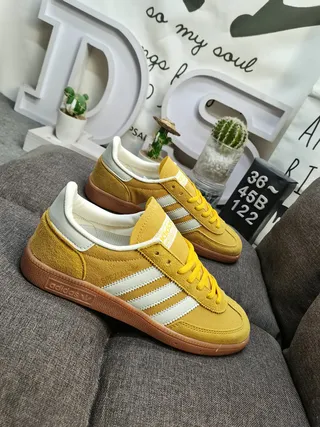 Adidas Samba OG Mustard Yellow White Lifestyle Sneakers 9