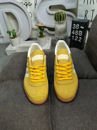 Adidas Samba OG Mustard Yellow White Lifestyle Sneakers 10