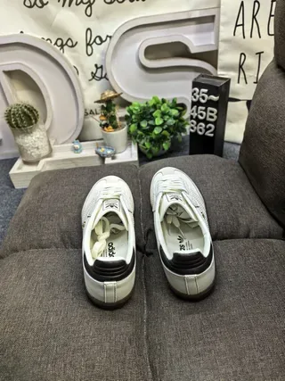 Adidas Samba OG Off-White and Black Lifestyle Sneakers 8