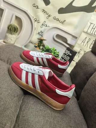 Adidas Samba OG Red and White Lifestyle Sneakers 7