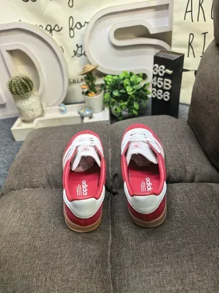 Adidas Samba OG Red and White Lifestyle Sneakers 8