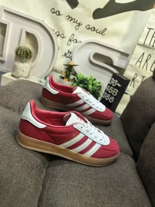 Adidas Samba OG Red and White Lifestyle Sneakers 9