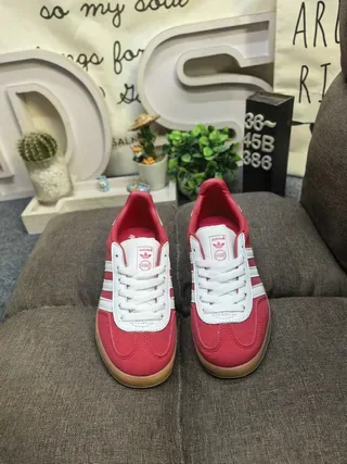 Adidas Samba OG Red and White Lifestyle Sneakers 10