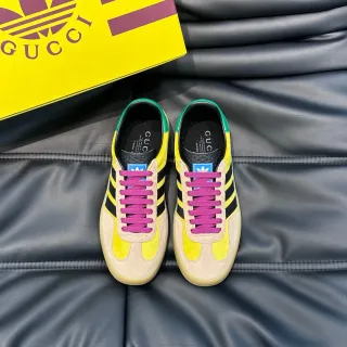Adidas Samba OG पीला भूरा मैजेंटा लाइफस्टाइल स्नीकर