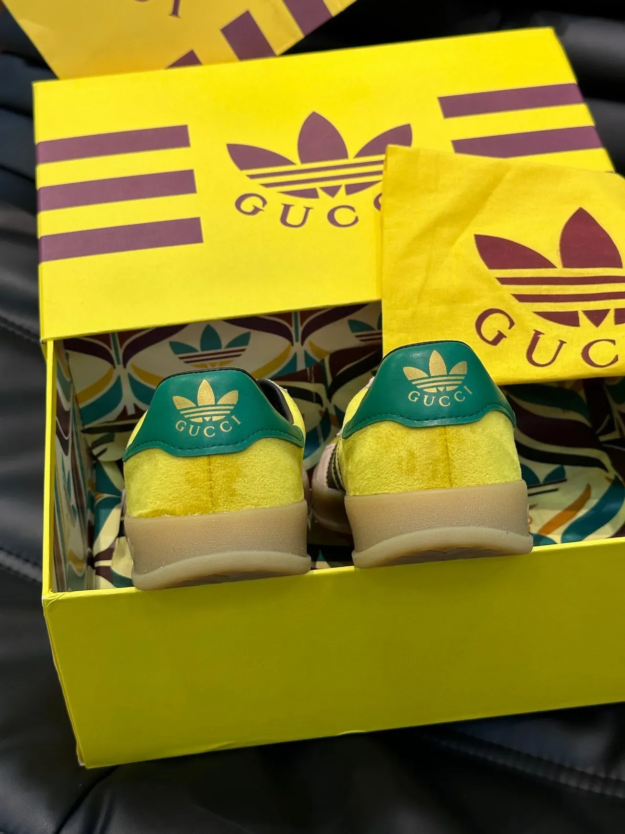 Adidas Samba OG Yellow Beige Magenta Lifestyle Sneakers 7