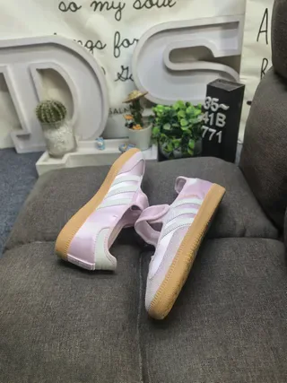 Adidas Samba Pink and Mint Green Lifestyle Sneakers 6