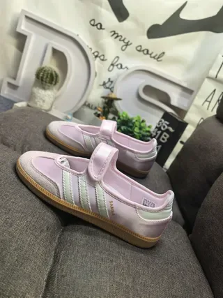 Adidas Samba Pink and Mint Green Lifestyle Sneakers 7