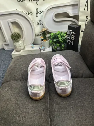 Adidas Samba Pink and Mint Green Lifestyle Sneakers 8