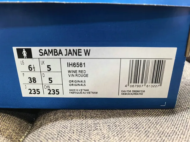Adidas Samba Purple Beige Laceless Velcro Strap Mary Jane Shoes 2