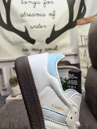 Adidas Samba White and Black Lifestyle Sneakers 3