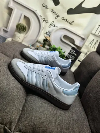 Adidas Samba White and Black Lifestyle Sneakers 7