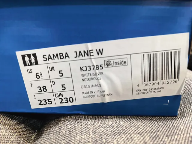 Adidas Samba White and Gray Lifestyle Sneakers 2
