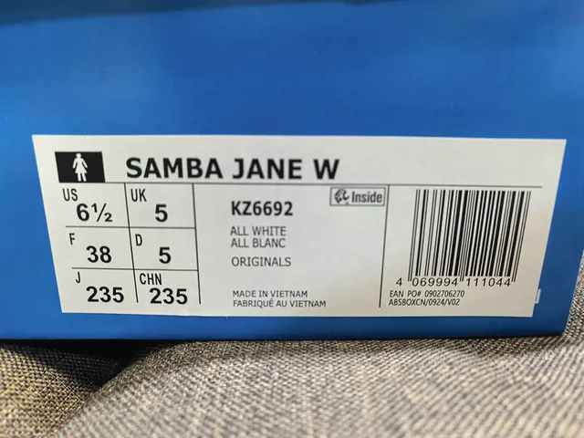 Adidas Samba White and Gray Lifestyle Sneakers 2