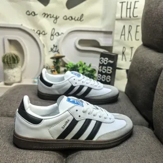 Adidas Samba White Black Gum Lifestyle Sneakers