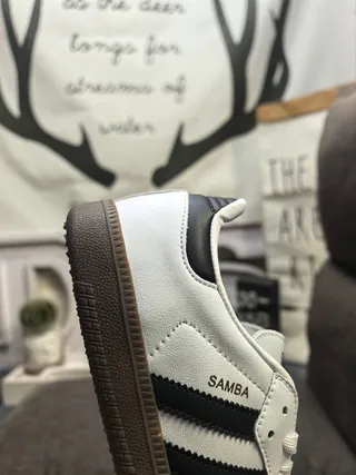 Adidas Samba White Black Gum Lifestyle Sneakers 3