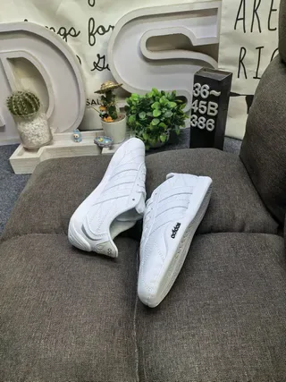 Adidas Samba White Black Quilted Upper Three-Stripe Side Paneling Lifestyle Sneakers 6