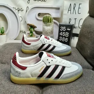 Adidas Samba White Black Red Gum Lifestyle Sneakers