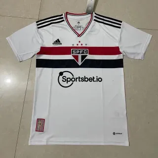 Adidas São Paulo FC 2023/24 Home White Red Black Jersey