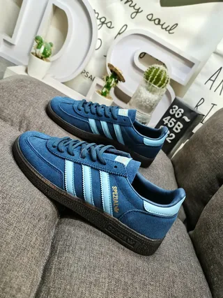 Adidas Spezial Blue Suede Lifestyle Sneakers 7