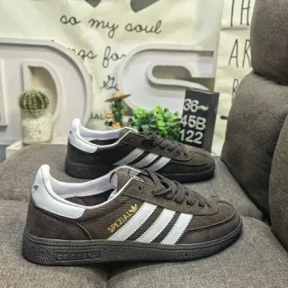 Adidas Spezial Brown and White Corduroy Lifestyle Sneakers